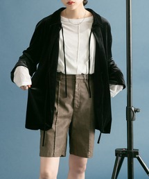 KBF | フロントリボンベロアガウン(その他アウター)