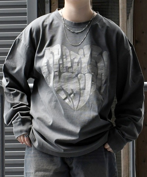 おしゃれスタ(オシャレスタ)の「Pigment hard wash long sleeve T-shirt/ピグメント ハードウォッシュ 長袖 Tシャツ/ロンT【IR】 オーバーサイズ メンズ レディース(Tシャツ/カットソー・メンズ・モカ/ブラウン系その他3/ブラック系その他/ブラウン系その他2/ブラック系その他3/ブラック/ブラウン系その他/ブラック系その他2・M/L/XL)」の21枚目の写真