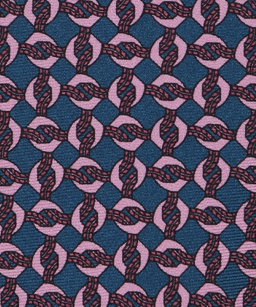 ＜Luisa Esposito＞8.0cm スタンプ ジオメトリック ネクタイ