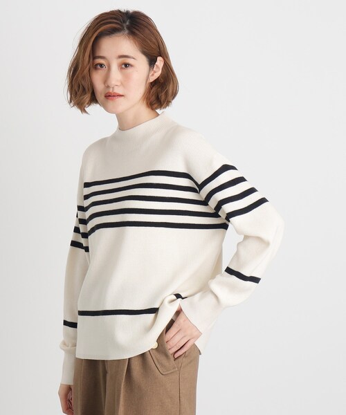 grove(グローブ)の「◆【雑誌掲載】毛玉軽減ボトルネックプルオーバー(ニット/セーター・レディース・ベージュ系2/ボルドー/ブラック系2/チャコール・03/02/05/01/04)」の12枚目の写真