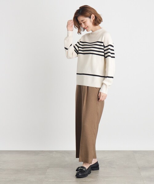 grove(グローブ)の「◆【雑誌掲載】毛玉軽減ボトルネックプルオーバー(ニット/セーター・レディース・ベージュ系2/ボルドー/ブラック系2/チャコール・03/02/05/01/04)」の14枚目の写真