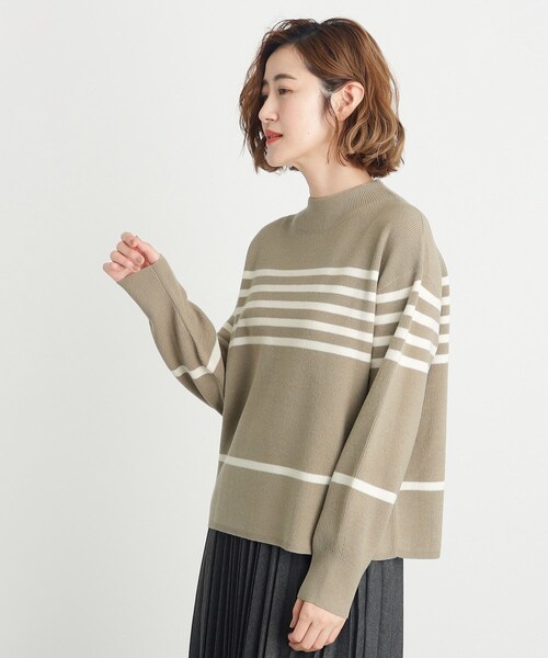 grove(グローブ)の「◆【雑誌掲載】毛玉軽減ボトルネックプルオーバー(ニット/セーター・レディース・ベージュ系2/ボルドー/ブラック系2/チャコール・03/02/05/01/04)」の18枚目の写真