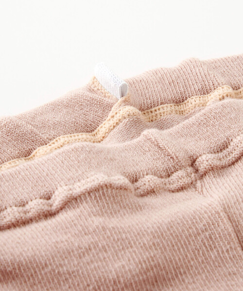 Tartine et Chocolat(タルティーヌエショコラ)の「【日本製】【お揃い】リボンチャームタイツ(80~140cm)(タイツ/ストッキング・キッズ・オフホワイト/グレー/ネイビー/ベージュ・SS/S/M/L)」の12枚目の写真