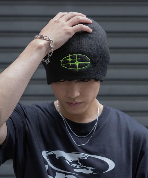 3.3 Field Trip （3.3フィールドトリップ）の「3.3 Field Trip／スター刺繍ビーニー（ニットキャップ/ビーニー・メンズ・ホワイト/ブラック/その他1・FREE）」の21枚目の写真