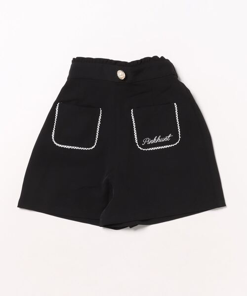 PINKHUNT（ピンクハント）の「PINKHUNT ピンクハント デザインポケット ショートパンツ 9872K（その他パンツ・キッズ・ブラック/スカイブルー系1・120cm/130cm/140cm/150cm/160cm）」の4枚目の写真