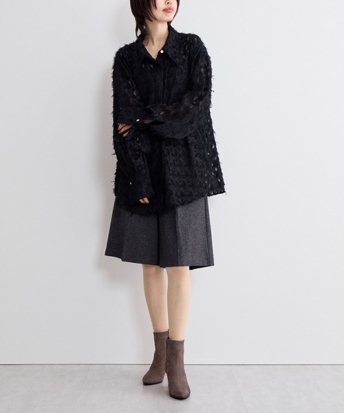 HIMIKO（ヒミコ）の「【Made in Japan】【撥水】サイドカットブーツ/641424（ブーツ・レディース・ブラック/アイボリー/グレー・22.0cm/22.5cm/23.0cm/23.5cm/24.0cm/24.5cm/25.0cm/25.5cm）」の17枚目の写真