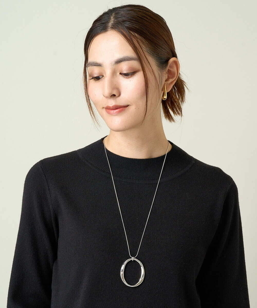 a.v.v（アーヴェヴェ）の「リングチェーンロングネックレス（ネックレス・レディース・ゴールド/シルバー・38）」の3枚目の写真