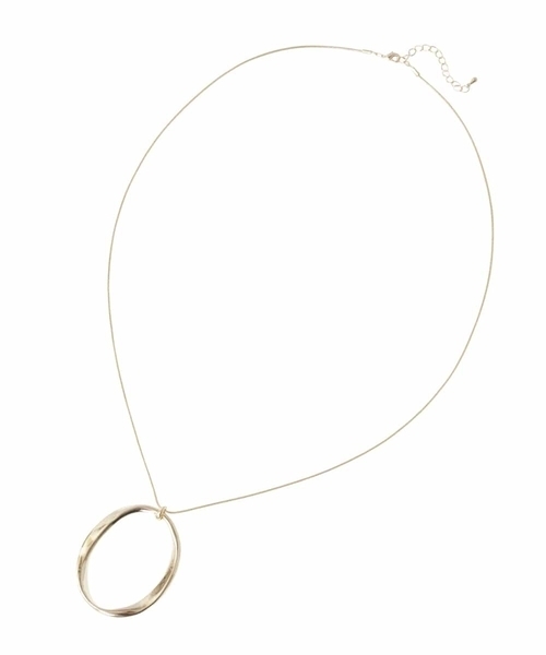 a.v.v（アーヴェヴェ）の「リングチェーンロングネックレス（ネックレス・レディース・ゴールド/シルバー・38）」の7枚目の写真