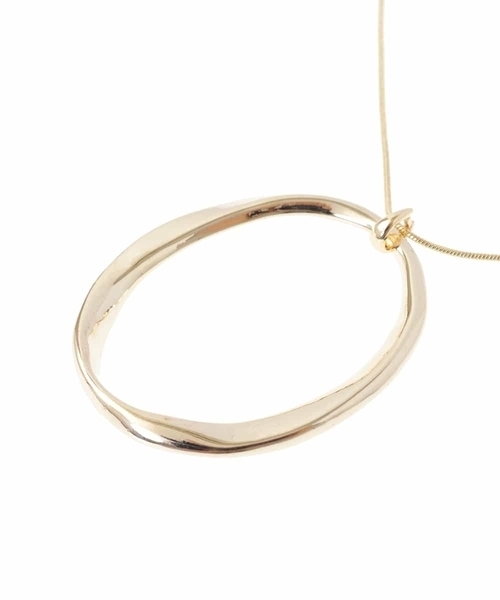 a.v.v（アーヴェヴェ）の「リングチェーンロングネックレス（ネックレス・レディース・ゴールド/シルバー・38）」の8枚目の写真