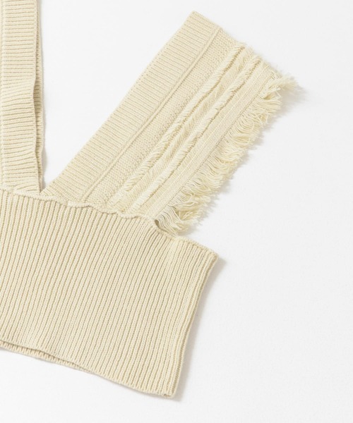 URBAN RESEARCH ROSSO WOMEN(アーバンリサーチ ロッソ)の「TORRAZZO DONNA フリンジニットビスチェ(ベスト・レディース・アイボリー・FREE)」の5枚目の写真
