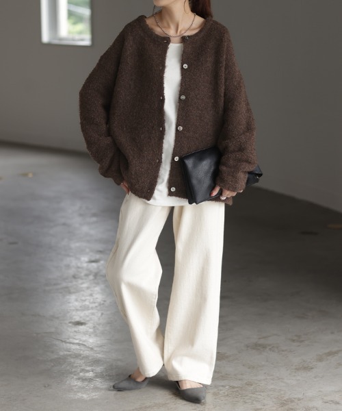 ふわもこ スフレニットカーディガン（カーディガン/ボレロ）｜HUG.U