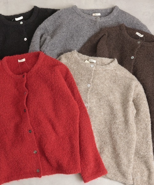 ほぼ未使用 ロージーモンスター✨ふわもこ ハンドニット カーディガン ブラウン 2025年最新】rosy monster カーディガンの人気アイテム - メルカリ