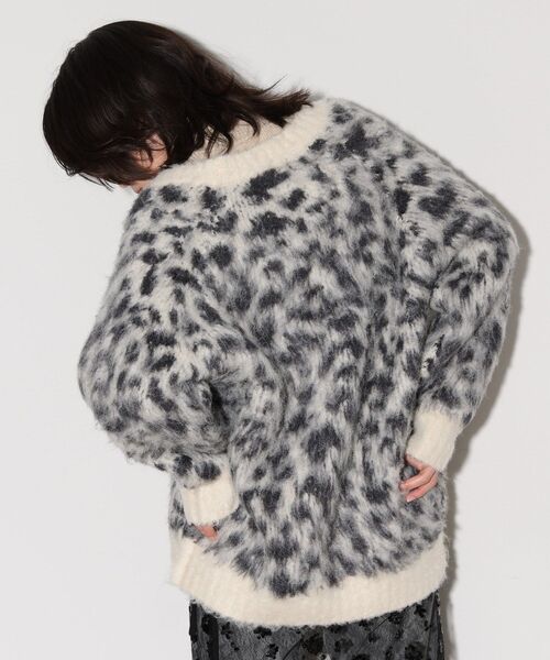GALLEST(ギャレスト)の「レオパードフェザーカーディガン(カーディガン/ボレロ・レディース・イエロー系その他6/ダークブラウン系4/チャコール・38)」の18枚目の写真
