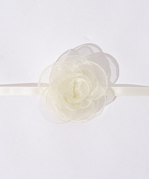 flower（フラワー）の「ロージーチョーカー（チョーカー・レディース・アイボリー/ブラック・FREE）」の7枚目の写真
