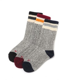 Healthknit（ヘルスニット）の「【Healthknit(ヘルスニット）】シンカーライン３Pソックス（ソックス/靴下・キッズ）」