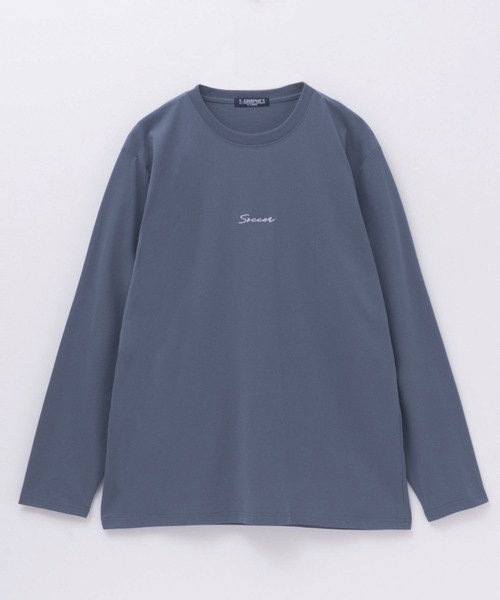 Mac-House(マックハウス)の「T-GRAPHICS ワンポイント刺繍長袖Tシャツ(Tシャツ/カットソー・メンズ・ブラック/ブルーグレー/グレイッシュベージュ/ホワイト/ブラウン/モカ/ブルー系1/ベージュ系1/ブラック系2/ホワイト系1/ブルーグリーン/ブラック系1・S/M/L/XL)」の19枚目の写真