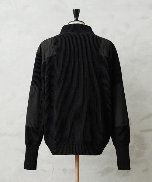 米軍 U.S.M.C コットンニット コマンドハーフジップセーター WAIPER