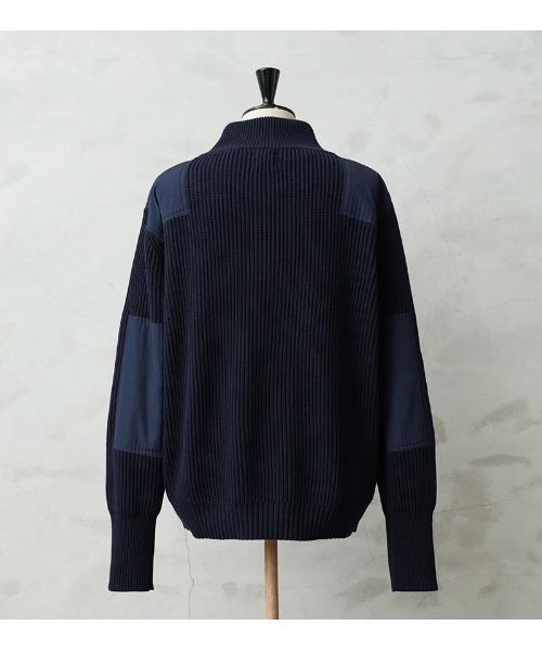 米軍 U.S.M.C コットンニット コマンドハーフジップセーター WAIPER