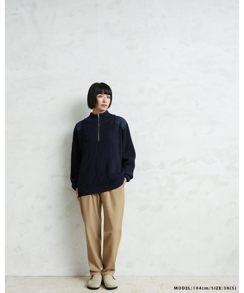 米軍 U.S.M.C コットンニット コマンドハーフジップセーター WAIPER