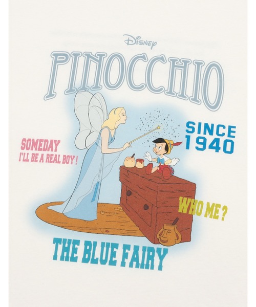【8】【Little Sunny Bite x Disney】『Pinocchio』 big tee（Tシャツ/カットソー）｜Disney（ディズニー）