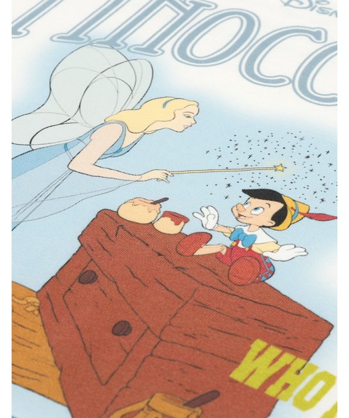 【8】【Little Sunny Bite x Disney】『Pinocchio』 big tee（Tシャツ/カットソー）｜Disney（ディズニー）