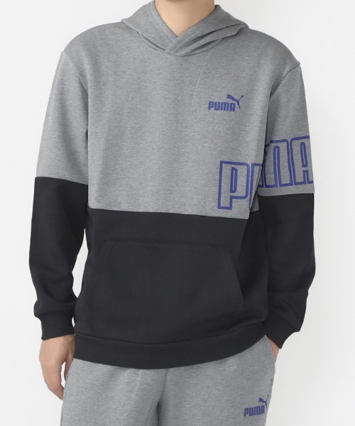 PUMA（プーマ）の「プーマ PUMA PUMA POWER MX フーディー（パーカー・メンズ・レッド/グレー/ブラック・S/M/L/LL/3L）」の2枚目の写真