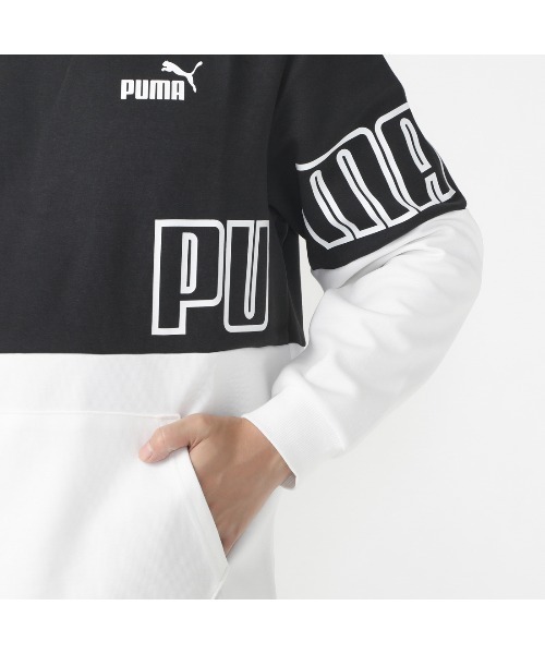 PUMA（プーマ）の「プーマ PUMA PUMA POWER MX フーディー（パーカー・メンズ・レッド/グレー/ブラック・S/M/L/LL/3L）」の6枚目の写真