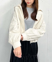パイピングギャザーブルゾン