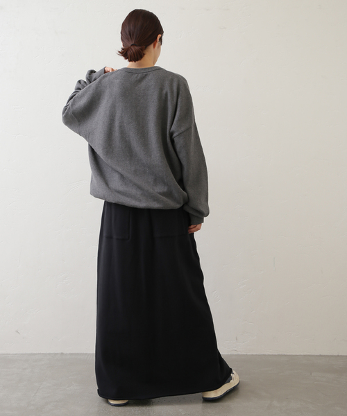 JOURNAL STANDARD LUXE(ジャーナルスタンダード ラックス)の「C/Caテンジク ヘンリープルオーバー(ニット/セーター・レディース・チャコールグレー/ブラウン系その他・FREE)」の6枚目の写真