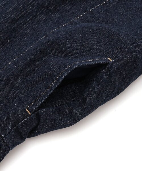 apres les cours（アプレレクール）の「フロントリボンジャンスカ（ジャンパースカート・キッズ・インディゴブルー/ブラック・80/90/100/110/120/130/140）」の8枚目の写真