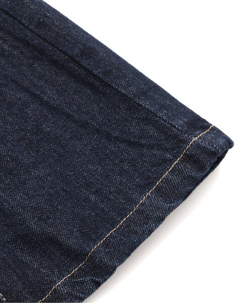 apres les cours（アプレレクール）の「フロントリボンジャンスカ（ジャンパースカート・キッズ・インディゴブルー/ブラック・80/90/100/110/120/130/140）」の10枚目の写真