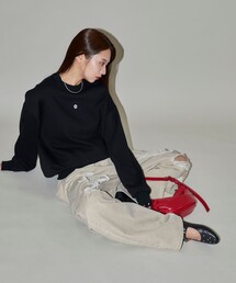 マリークワント　ロゴ刺繍スウェット　ブラック　新品① VOGUE』ロゴ刺繍スウェット ブラック – VOGUE Collection