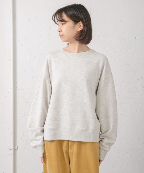 URBAN RESEARCH DOORS（アーバンリサーチドアーズ）の「『UR GREEN』コンパクトスウェットプルオーバー（スウェット・レディース・ブラウン/オートミール/ブラック系その他・MEDIUM）」の17枚目の写真