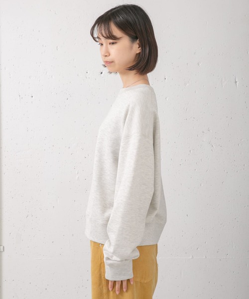 URBAN RESEARCH DOORS（アーバンリサーチドアーズ）の「『UR GREEN』コンパクトスウェットプルオーバー（スウェット・レディース・ブラウン/オートミール/ブラック系その他・MEDIUM）」の18枚目の写真