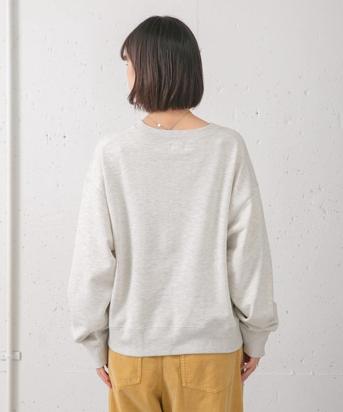 URBAN RESEARCH DOORS（アーバンリサーチドアーズ）の「『UR GREEN』コンパクトスウェットプルオーバー（スウェット・レディース・ブラウン/オートミール/ブラック系その他・MEDIUM）」の19枚目の写真