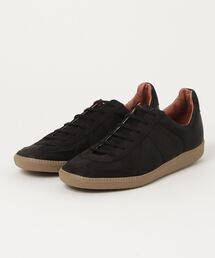 REPRODUCTION OF FOUND（リプロダクションオブファウンド）の「REPRODUCTION OF FOUND (リプロダクション オブ ファウンド) GERMAN MILITARY TRAINER 1700LMT リモンタナイロン × レザースニーカー（スニーカー）」