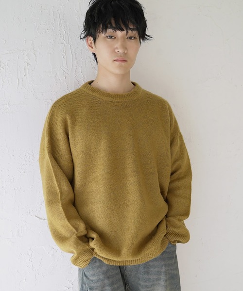 セール】マルチジャガードモヘアタッチニット（ニット/セーター