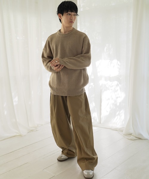 セール】マルチジャガードモヘアタッチニット（ニット/セーター