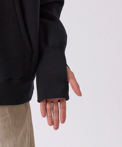 superNova.（スーパーノヴァ）の「【superNova./スーパーノヴァ】Sweat big zip hoody（パーカー・メンズ・グレー/ブラック・S/M）」の10枚目の写真