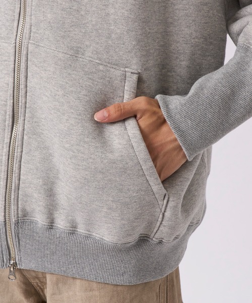 superNova.（スーパーノヴァ）の「【superNova./スーパーノヴァ】Sweat big zip hoody（パーカー・メンズ・グレー/ブラック・S/M）」の21枚目の写真