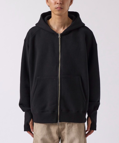 superNova.（スーパーノヴァ）の「【superNova./スーパーノヴァ】Sweat big zip hoody（パーカー・メンズ・グレー/ブラック・S/M）」の5枚目の写真