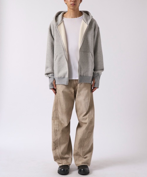 Supernova パーカー superNova./スーパーノヴァ】Sweat big zip hoody（パーカー