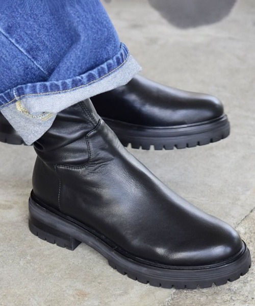 Mollini（モリーニ）の「【MOLLINI /モリーニ】STRECH SMOOTH Chelsea boots（ブーツ・レディース・ブラック・38/36/37）」の7枚目の写真