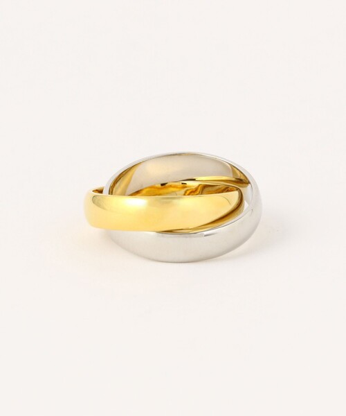 BEAUTY&YOUTH UNITED ARROWS(ビューティーアンドユースユナイテッドアローズ)の「ブラス ダブル リング(リング・メンズ・ゴールド/その他1/シルバー・17/21/13)」の7枚目の写真