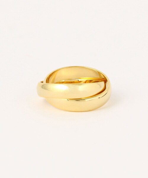 BEAUTY&YOUTH UNITED ARROWS(ビューティーアンドユースユナイテッドアローズ)の「ブラス ダブル リング(リング・メンズ・ゴールド/その他1/シルバー・17/21/13)」の8枚目の写真