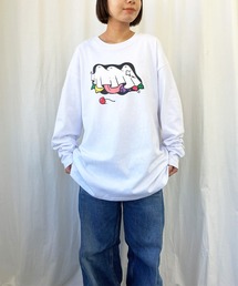 オバケフルーツlong Tシャツ / 長袖 / ロンT / 前面 / プリント / カジュアル / ワンポイント / ユニセックス