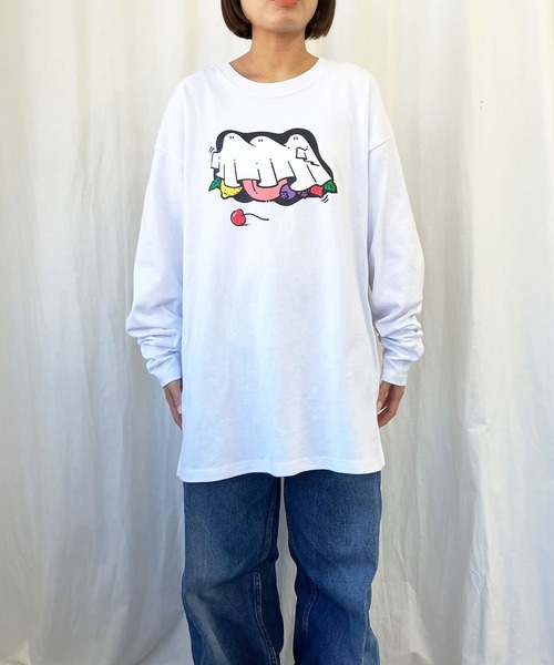 セール】オバケフルーツlong tshirt（Tシャツ/カットソー