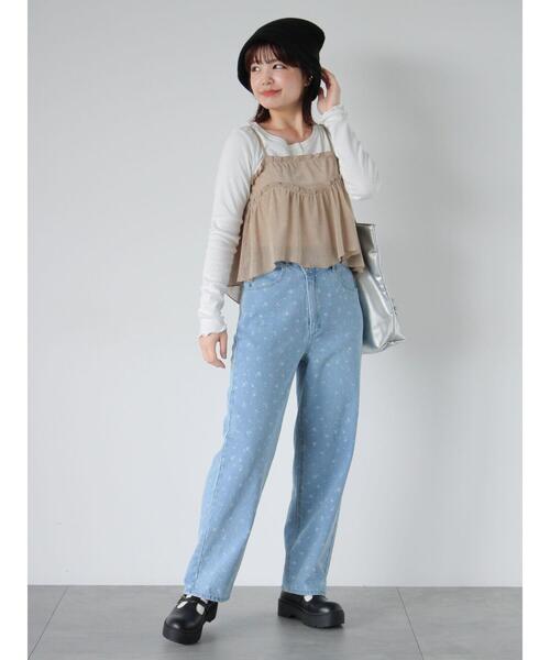 ehka sopo（エヘカソポ）の「ヘンリーネックシャーリングカットソー（Tシャツ/カットソー・レディース・グレー/オフホワイト/シルバーグレー・F）」の10枚目の写真