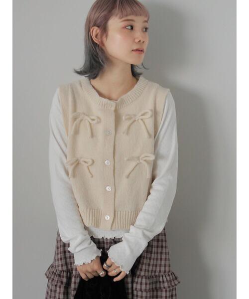 ehka sopo（エヘカソポ）の「ヘンリーネックシャーリングカットソー（Tシャツ/カットソー・レディース・グレー/オフホワイト/シルバーグレー・F）」の14枚目の写真