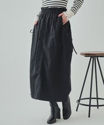 SHOO・LA・RUE | 【洗える】ドロストリボン ナイロンスカート(スカート)